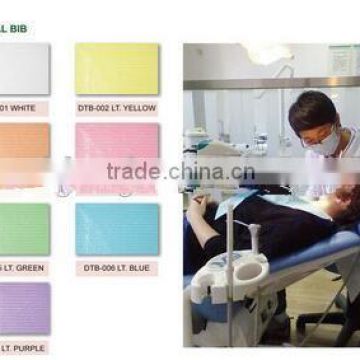 Multi Colors Dental Bib Roll 1/8 Fold Waterproof Disposable Dental Bib