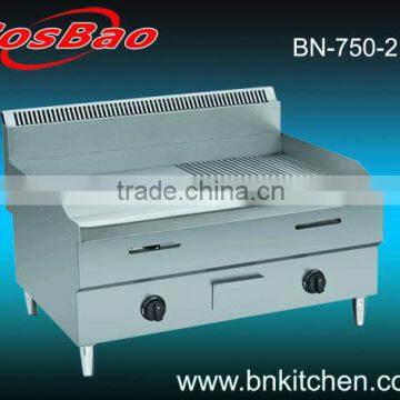 Restaurant equipment counter top gas griddle with CE certicification