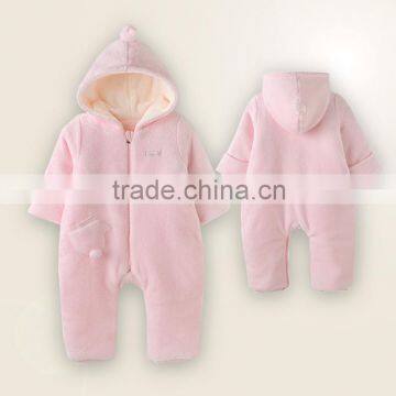 china new factory price high quality wholesale hot sale baby romper with Microfleece