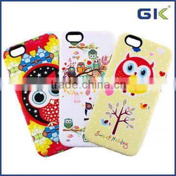 [GGIT] Cute Owl Design 2 in 1 Phone Case For IPhone 6 Cover photo-1