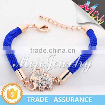 2015 Wholesale Turkey Braided Cotton Cord Bracelet with Metal Charm