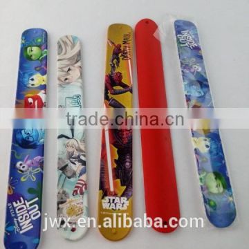 Promotional item silicone printed slapband customized