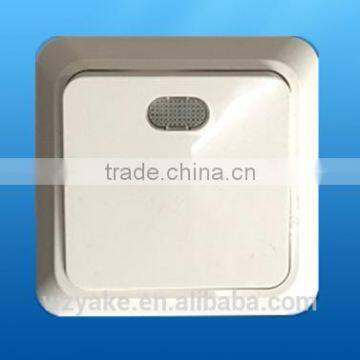 (YK1801)ABS shell copper fittings 1 gang 1 way led wall switch