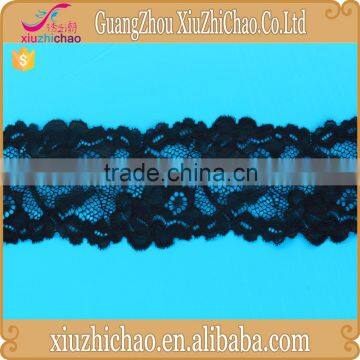 YXF02 manufacturer design decorative black woven elastic trim