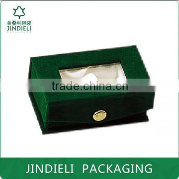 cardboard cheap perfume gift box with pvc window