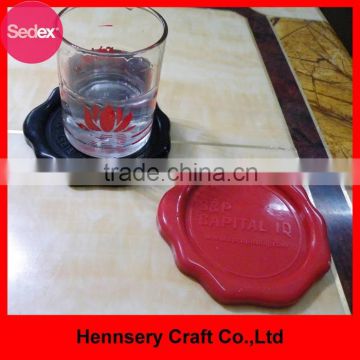 Fashion 3D 2D silicone rubber soft pvc cup mat