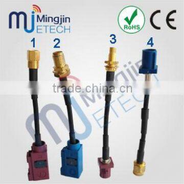 SMA female /SMA male to FAKRA D female jumper RG174 RF cable