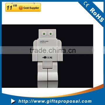 2016 newest design Cute Robot USB 4 Port HUB