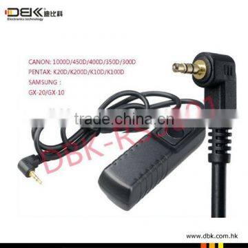 RS-3001 Cable Style Remote Switch ForCanon EOS 30/33/50/60D/300/300D(Digital Rebel), Pentax K110D/K100D/K200D/K10D