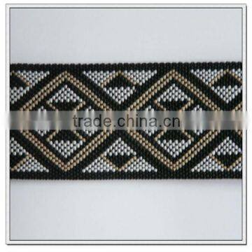 1 1/2 inch pp jacquard decorative webbing 1.5" jacquard webbing for fashion belt