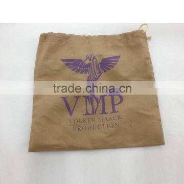 Custom China Natural Small size jute drawstring pouch,280*160(mm*mm)