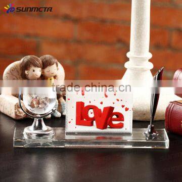 sublimation crystal photo Globe and Pen set BSJ23 150*115*50