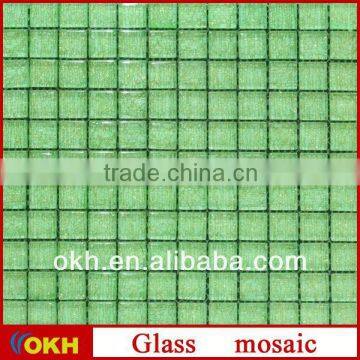 DSCF0013 Gold leaf mosaic tile glass