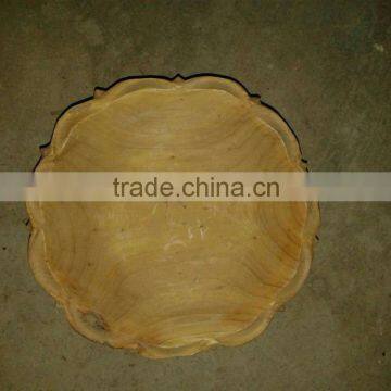 Wooden Root Carving Delicate Snack Plate photo-3
