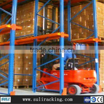 Warehouse storage Q235b steel drive in pallet rack