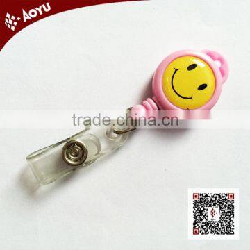custom cute retractable badge reels for lanyard