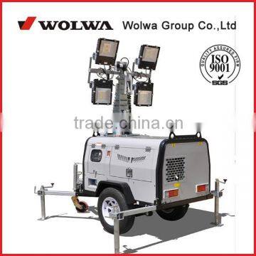 vehicle hydraulic lift trailer lighting for construction machine