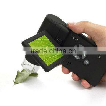 Handheld 5M 1000x LCD Digital Microscope with Photo/Video Measurement Battery Powered