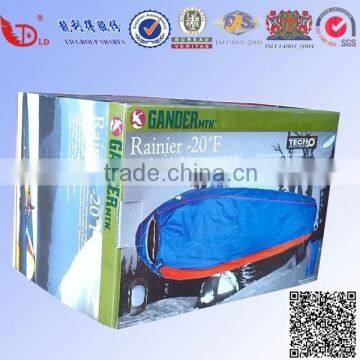 High quality tent carton box for travel with good printing/corrugated carton box