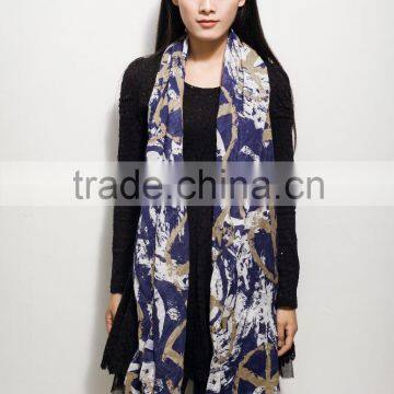 100 Polyester Turkish Plain Print Promotion Scarf photo-4