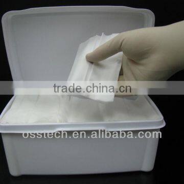 Cleanroom Presaturated Nonwoven Wipe Pre-wetted Wipe, Presaturated wiper