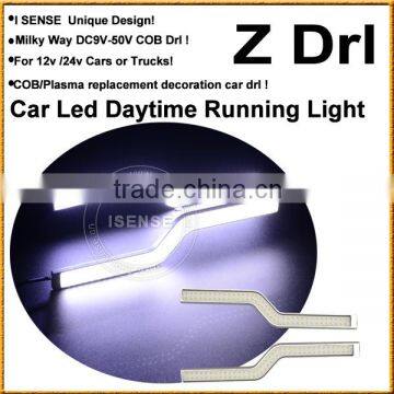 LOGO customized DRLS running driving lights of vehicle led bulb 12v