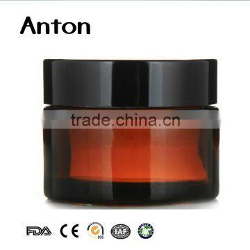 30g Amber Cosmetics Packaging Jar for Make-up Cosmetics