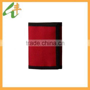 red color durable neck wallet