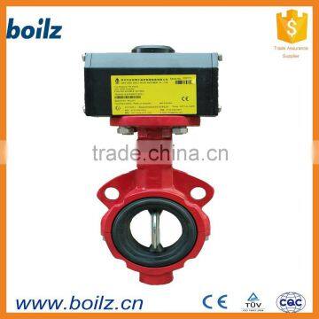 metal seat butterfly valve made in china pvc butterfly valve