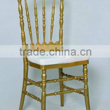 China PC Big Chair/ gold chair/ Gold royal hair with cushion