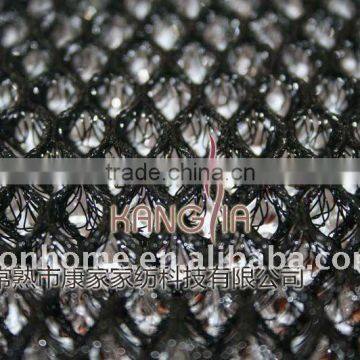 3D air mesh in black for motorcycle seat cover