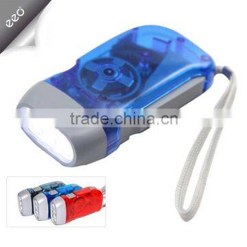 cheap low price Dynamo Led Torch/hand press dynamo led flashlight/hand crank torch