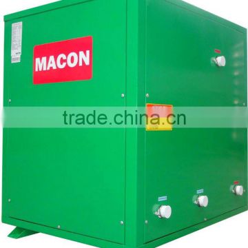 Double source heat pump water heater/chiller