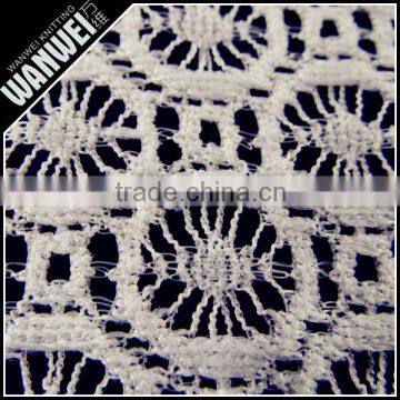 6 Discount Hot Sales High Quality Heavy Fabric Big Lace Design Multi Color White and Pink Guipure Long Dress Lace 7055 photo-4