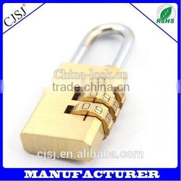 China supply high quality brass dial combination padlock locker