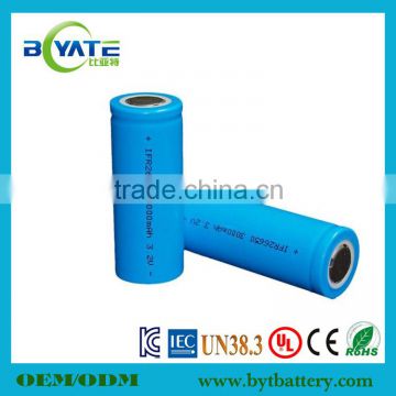 rechargeable 26650 battery 2S2P 6.4V 6Ah LiFePO4 Battery Pack with pcm