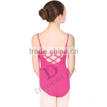 C2040 Rosered Girls Leotards Gymnastics With Strapp Back Kids Leotards photo-5