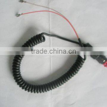 Frosted Black Spiral Cable OEM