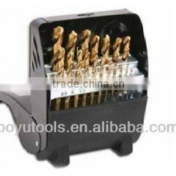 19pcs set twist drill bits set