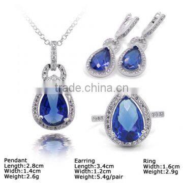 [SZJ-6233c] 925 silver jewelry set with cz stones, cheap silver jewelry set, silver coaster set, silver cutlery set
