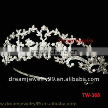 fashion silver tiara