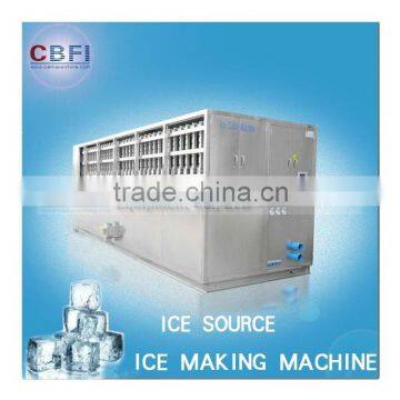 Big ice cube machine to make crystal ice