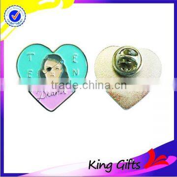 Custom lapel pins with different girls image