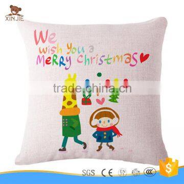 custom plush christmas throw pillow