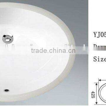 Popular wc bathroom basin, under counter basin/ under counter mounting