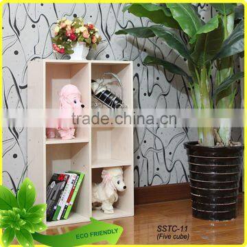 Modern wooden storage cube bookcase utility storage rack