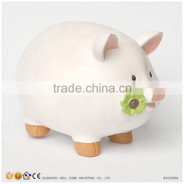 Resin Gift Pig Shaped Piggy Banks for Kids