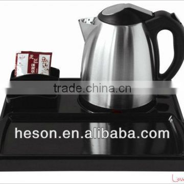 hotel tea tray set electric water kettle with teapot set