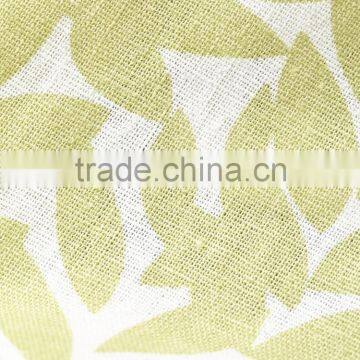 2015 Latest Women Fashion Linen Leaf Print Midi Skirt photo-4