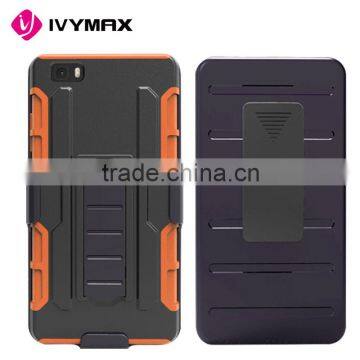 IVYMAX wholesales robot combo case with holster for HUAWEI P8 Lite phone accessories                        
                                                                                Supplier's Choice